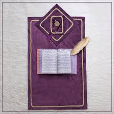 تصویر 1 از سجاده مخمل بنفش + کیفیت برتر